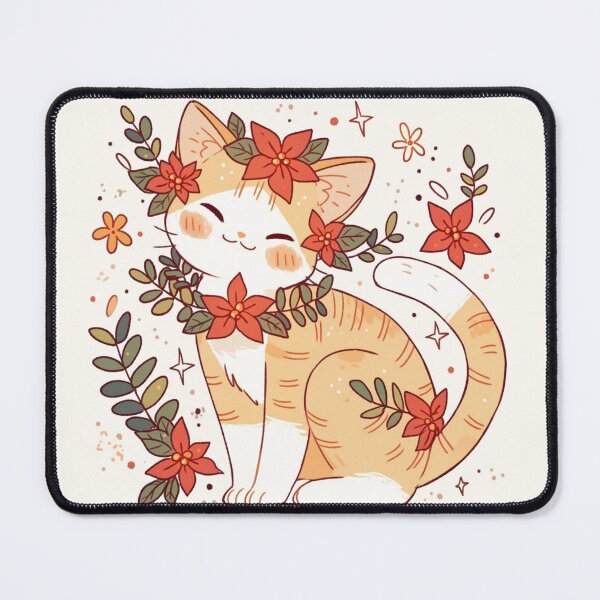 Item preview, Festive Kitty Cat designed and sold by MendaciousMina.