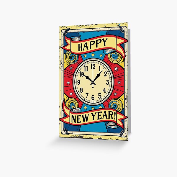Happy New Year Greeting Cards for Sale | Redbubble Happy New Year Greeting Cards for Sale | Redbubble