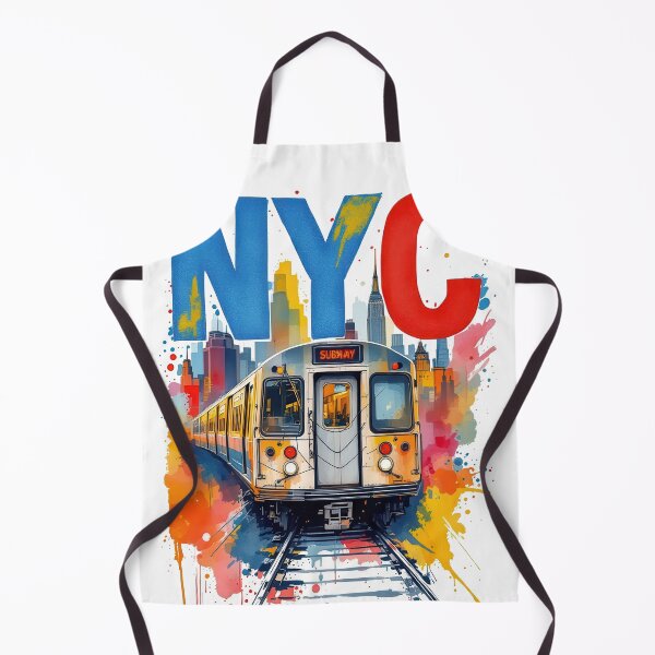 Item preview, New York Subway NYC Subway Train - watercolor style designed and sold by MayaDelaye.