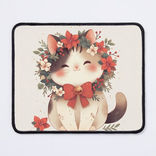 Item preview, Festive Kitty Cat designed and sold by MendaciousMina.