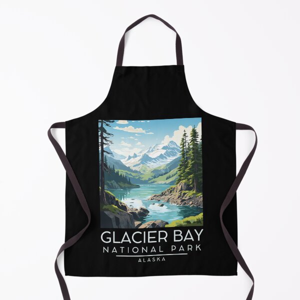 Item preview, A Vintage Illustration of Glacier Bay National Park - Alaska - United States designed and sold by GoodOldVintage.