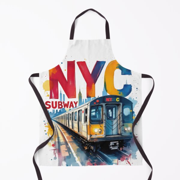 Item preview, New York Subway NYC Subway Train - watercolor style designed and sold by MayaDelaye.