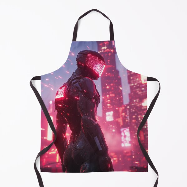 Item preview, Cyber Sentinel in Neon City designed and sold by Carlos Monteiro.