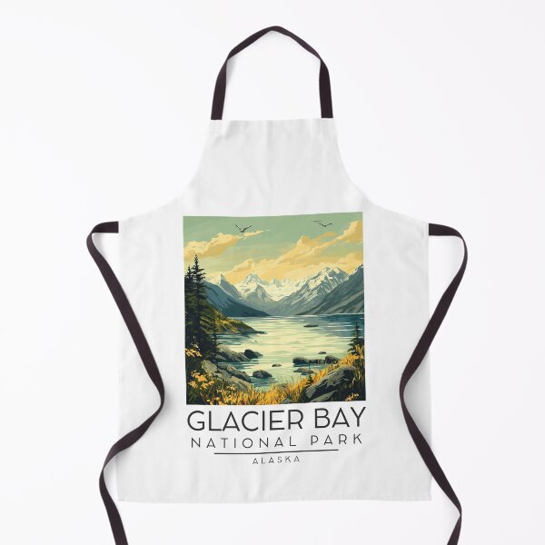 Item preview, A Vintage Illustration of Glacier Bay National Park - Alaska - United States designed and sold by GoodOldVintage.