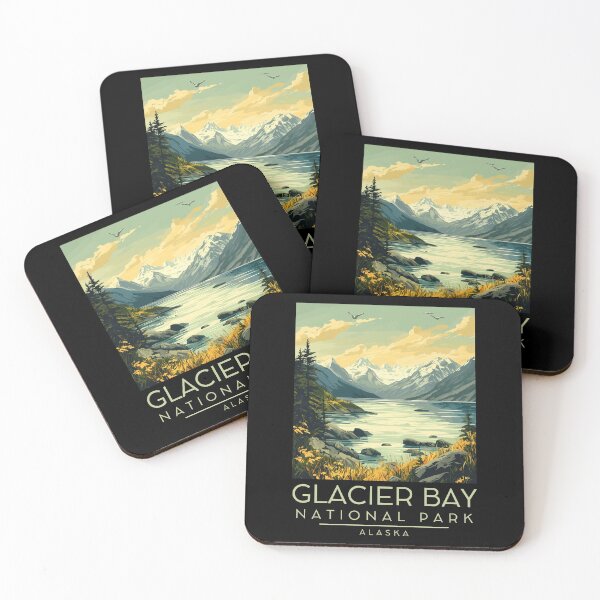 Item preview, A Vintage Illustration of Glacier Bay National Park - Alaska - United States  designed and sold by GoodOldVintage.