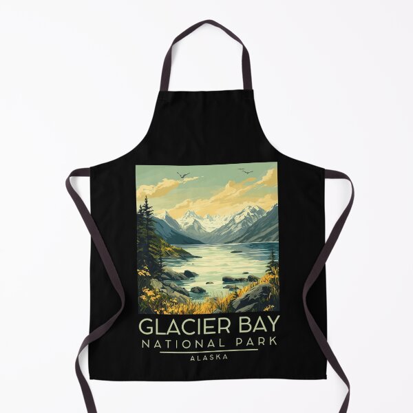 Item preview, A Vintage Illustration of Glacier Bay National Park - Alaska - United States designed and sold by GoodOldVintage.