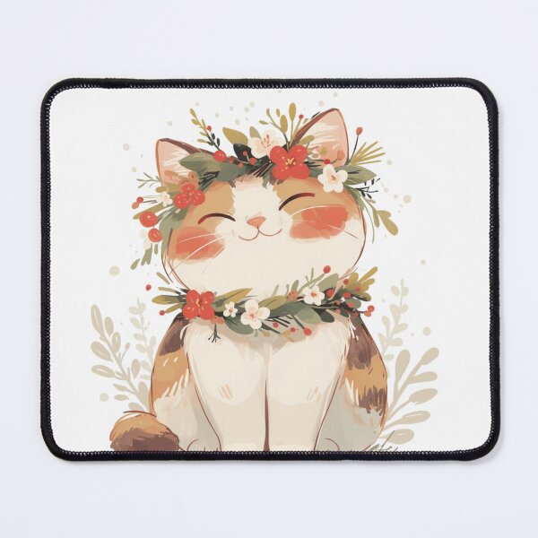 Item preview, Festive Kitty Cat designed and sold by MendaciousMina.