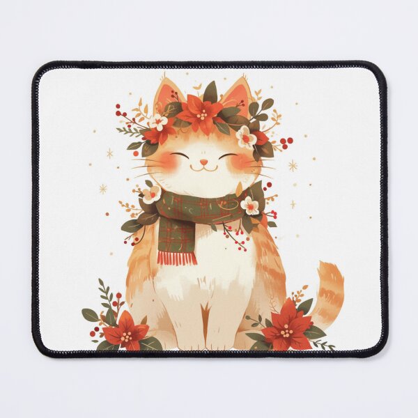 Item preview, Festive Kitty Cat designed and sold by MendaciousMina.