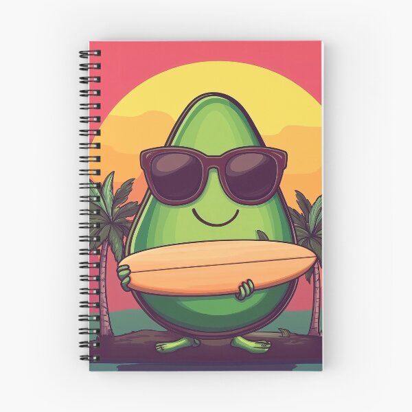 Item preview, Tropical Avocado Surfer designed and sold by Carlos Monteiro.