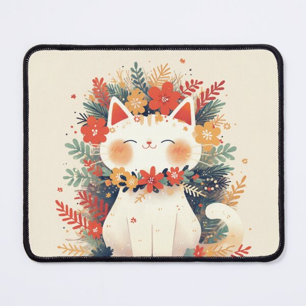 Item preview, Festive Kitty Cat designed and sold by MendaciousMina.