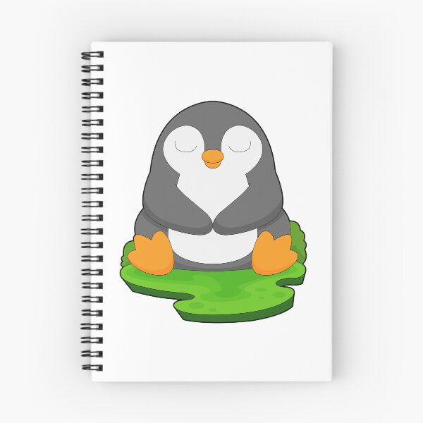Item preview, Penguin Yoga Fitness Meditation designed and sold by Snabdesign84.