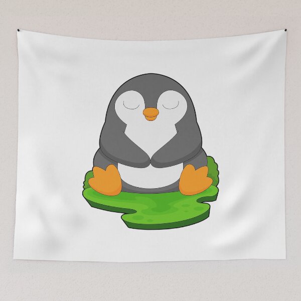 Item preview, Penguin Yoga Fitness Meditation designed and sold by Snabdesign84.
