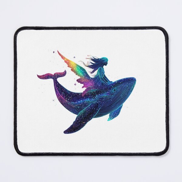 Item preview, Galactic Whale Adventure - Neon Fantasy Art designed and sold by SakkharinT-Cad.