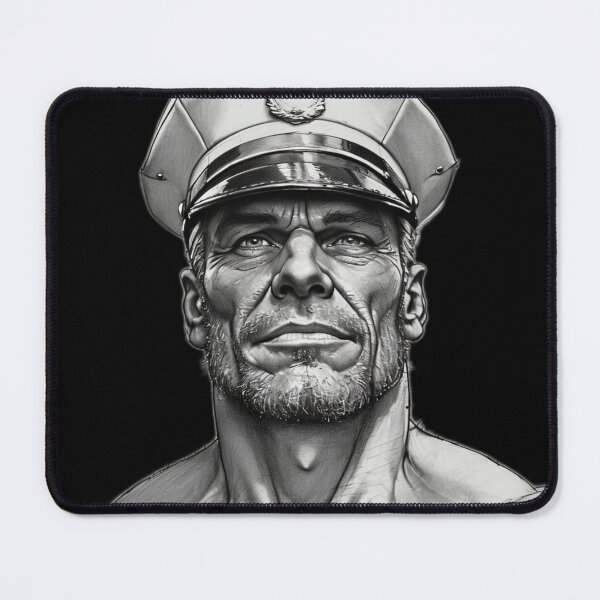 Item preview, Gay Leather Glory Military Daddy Leder Pride Graphic Design designed and sold by ItsAKinkThing.