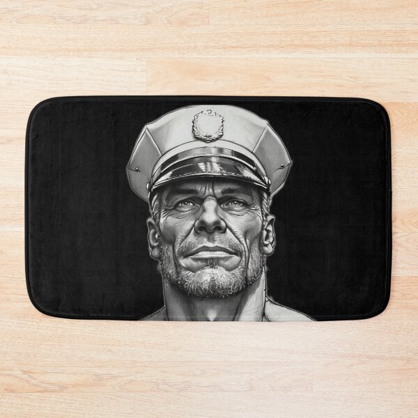 Item preview, Gay Leather Glory Military Daddy Leder Pride Graphic Design designed and sold by ItsAKinkThing.