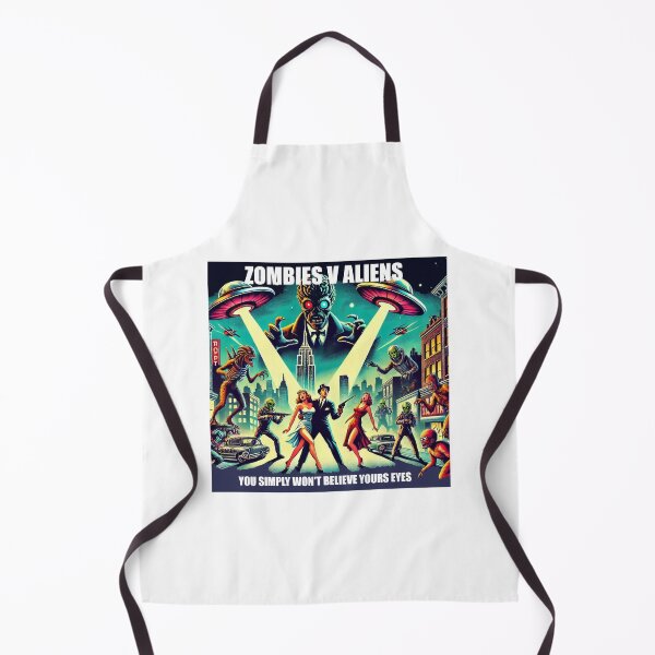Item preview, Zombies v Aliens designed and sold by smugdesigns.