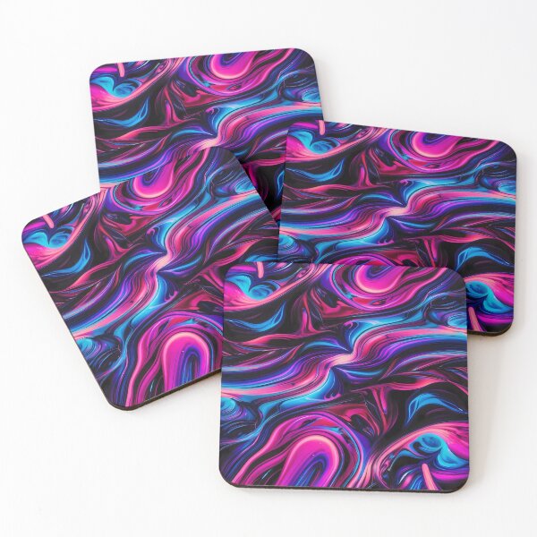 Item preview, Mesmerizing Abstract Neon Swirl Art designed and sold by Vitalka-uk.