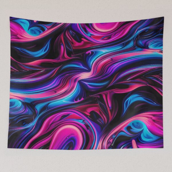 Item preview, Mesmerizing Abstract Neon Swirl Art designed and sold by Vitalka-uk.