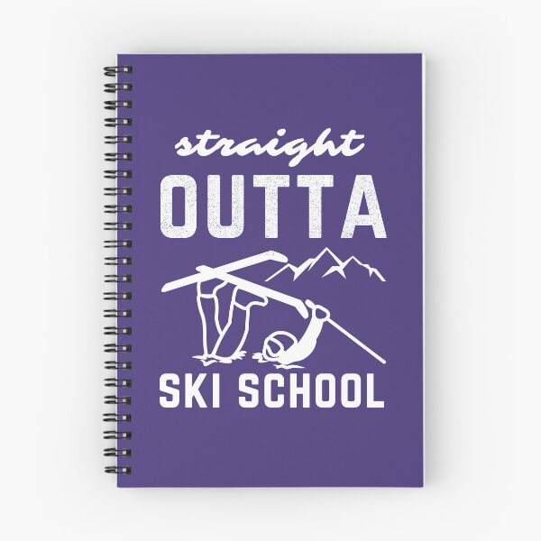 Item preview, Straight Outta Ski School Funny Winter Sports For Ski Lovers designed and sold by Anniko Art Studio.