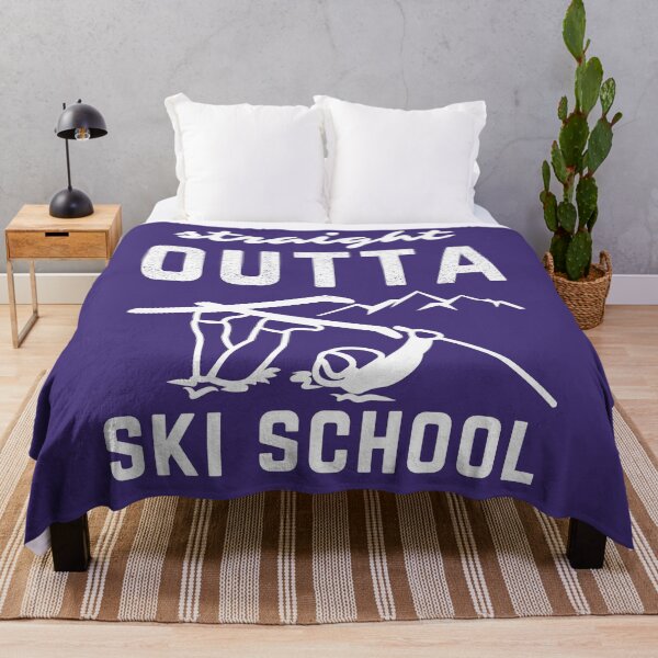 Item preview, Straight Outta Ski School Funny Winter Sports For Ski Lovers designed and sold by Anniko Art Studio.