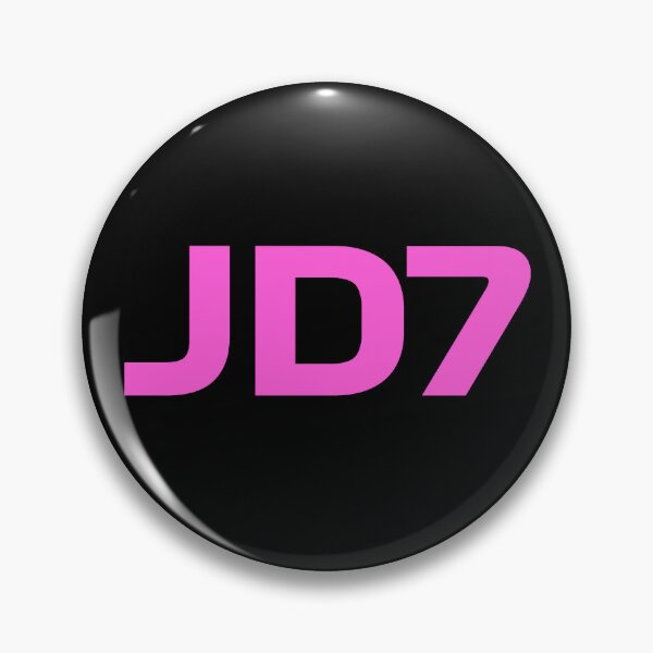 Item preview, Jack Doohan JD7 Initials Alpine Pink designed and sold by Dougie Middleton.