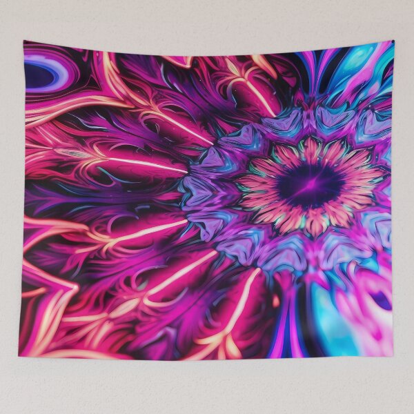 Item preview, Radiant Abstract Floral Explosion designed and sold by Vitalka-uk.