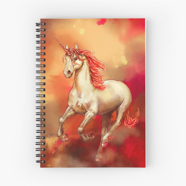 Item preview, Fire unicorn designed and sold by Greenedera.