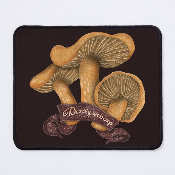 Item preview, Deadly webcap mushroom designed and sold by pinkyfish1010.