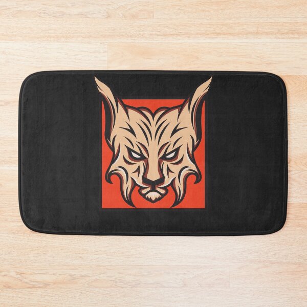 Item preview, Fierce lynx mascot illustration designed and sold by Verro Riezie.