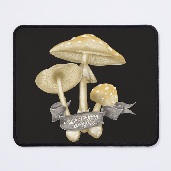 Item preview, Destroying angels toxic mushroom designed and sold by pinkyfish1010.