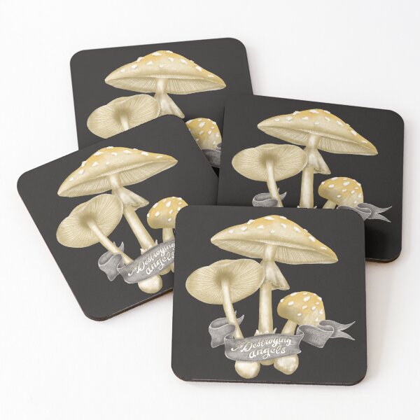 Item preview, Destroying angels toxic mushroom designed and sold by pinkyfish1010.