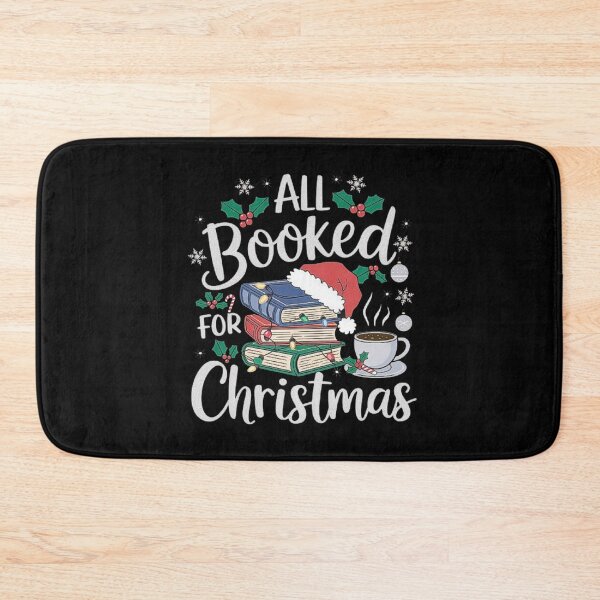 Item preview, All Booked for Christmas - Festive Reading Design for Book and Reading Lovers designed and sold by love3617.