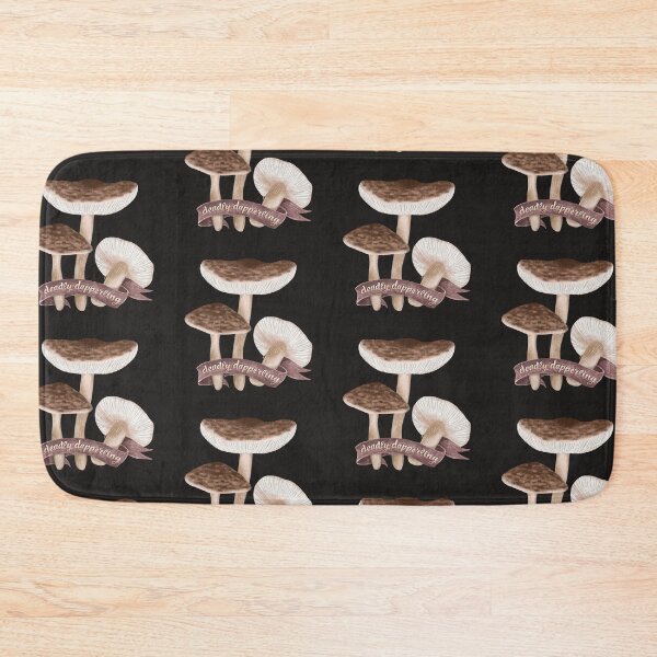 Item preview, Deadly dapperling mushrooms designed and sold by pinkyfish1010.