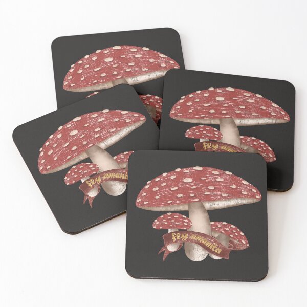 Item preview, Toadstool botanical art designed and sold by pinkyfish1010.
