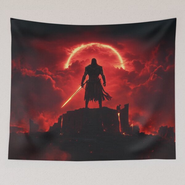 Item preview, Warrior of the Crimson Eclipse designed and sold by Carlos Monteiro.