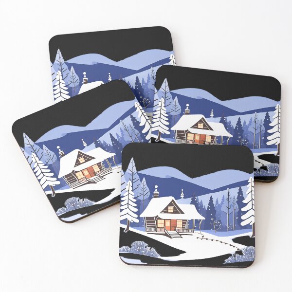 Item preview, Christmas Snowy House designed and sold by Surabhi Chandak.