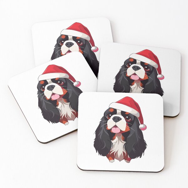 Item preview, Cavalier King Charles Spaniel Xmas Christmas designed and sold by MonkaDesigns.