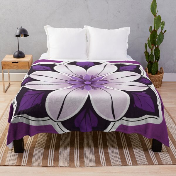 Aperçu de l'œuvre Fleur mauve créée et vendue par MadnessEnvelope.
