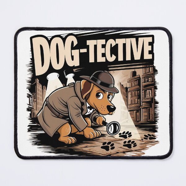 Item preview, Dog-tective - Funny Dog Detective Pun designed and sold by Vistone.