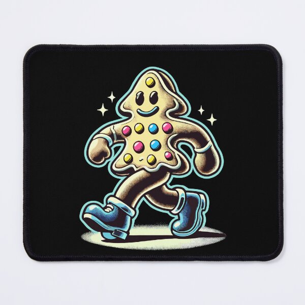 Item preview, Gingerbread Man With Boots Smiling designed and sold by LuminOrb.