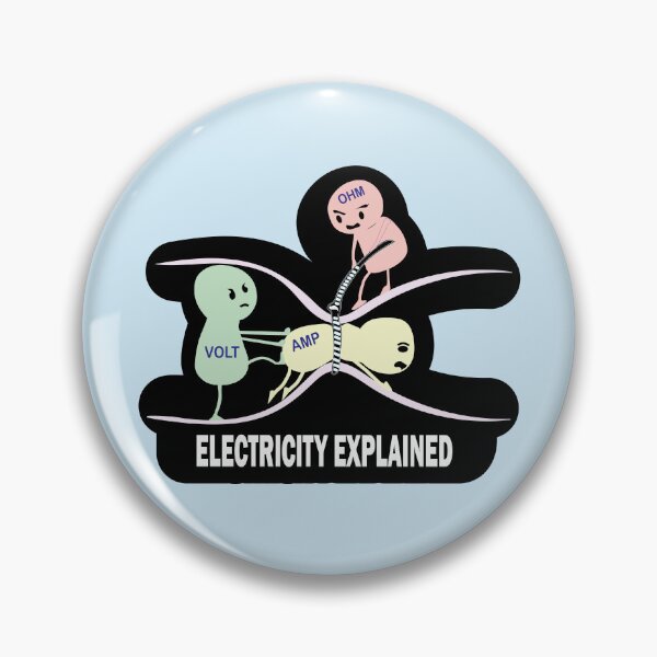 Item preview, Funny Ohms Law Electricity Explained Art for Electricians Electrical Engineers Physics Teachers and Engineering Students designed and sold by Science Engineering Gifts.