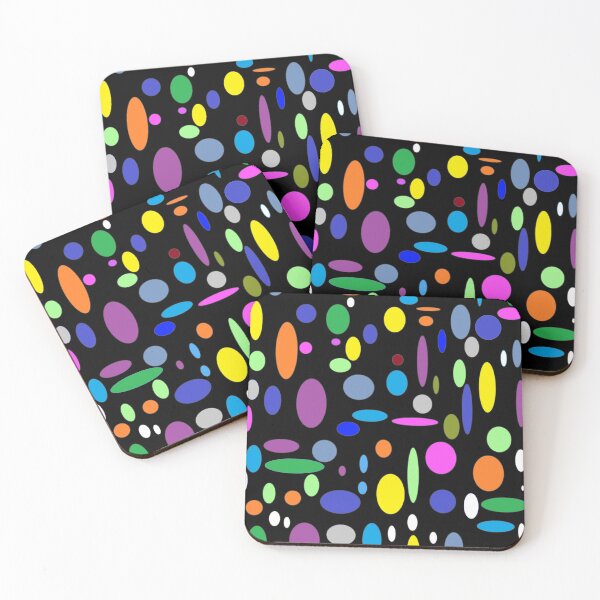 Item preview, Colorful Circle with Black Background designed and sold by Zeeshankhan1345.