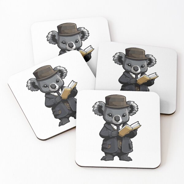 Item preview, Adorable Koala Bear Detective Reading Book designed and sold by MonkaDesigns.