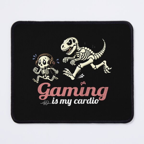 Item preview, Gaming is My Cardio - Funny Skeleton Gamer Design designed and sold by GameLoreGifts.