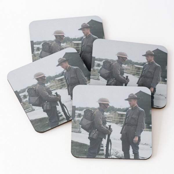 Item preview, American soldiers in WWI designed and sold by 19th Century in Color.