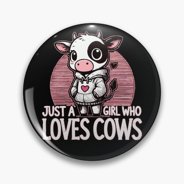 Item preview, Just A Girl Who Loves Cows designed and sold by TomFrontierArt.