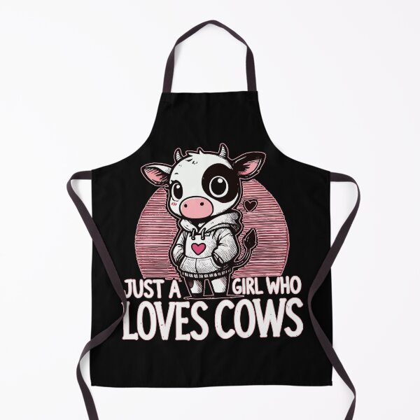 Item preview, Just A Girl Who Loves Cows designed and sold by TomFrontierArt.