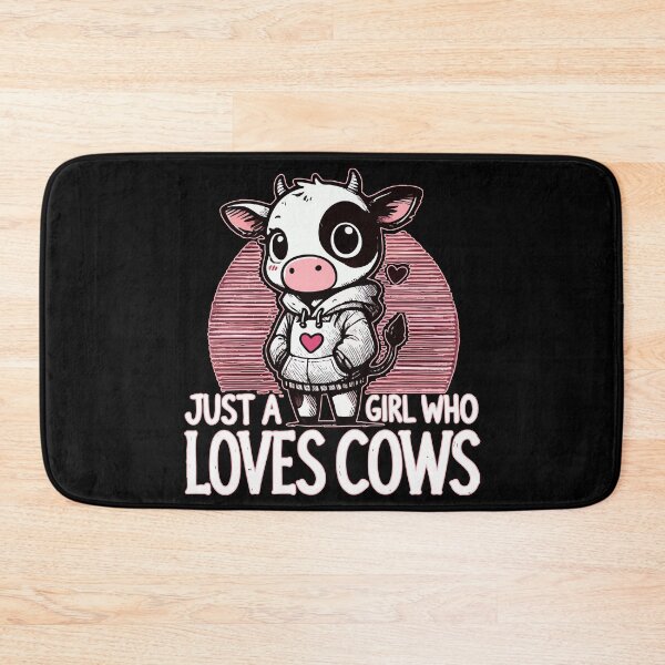 Item preview, Just A Girl Who Loves Cows designed and sold by TomFrontierArt.
