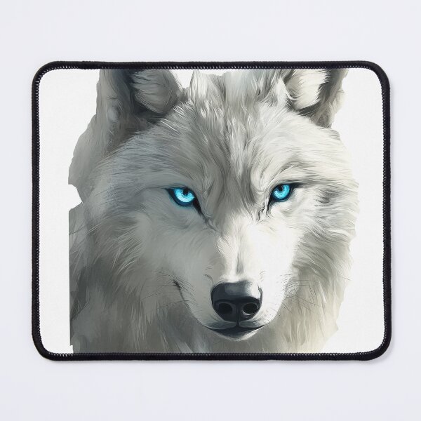 Item preview, White Wolf Portrait designed and sold by laurashawart.