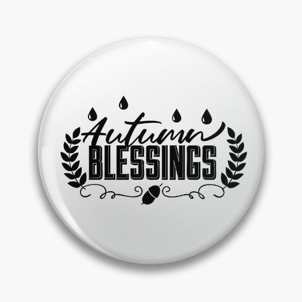 Item preview, Autumn Blessings Inspirational Fall Typography Design designed and sold by StoreXlk.